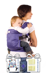 Слинг-рюкзак перноска для детей