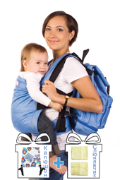 Слинг-рюкзак перноска для детей в Клину 
